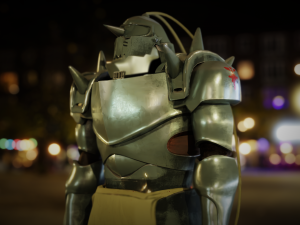 alphose elric armor full metal alchemist 3Dモデル