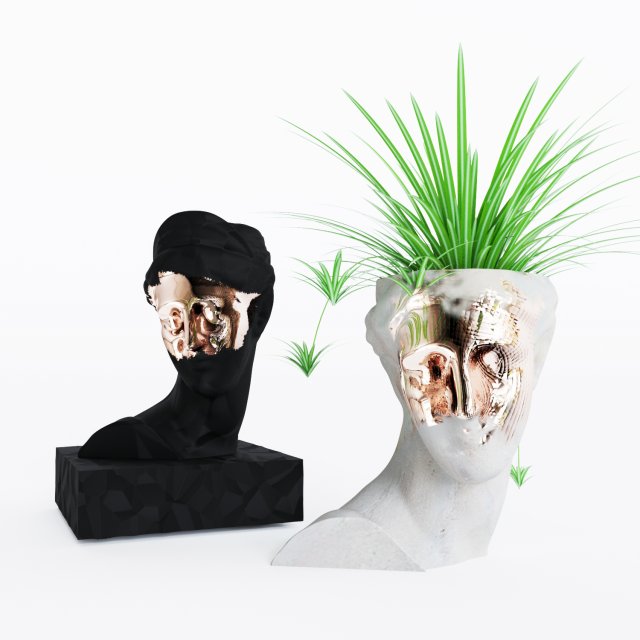 greek statue for 3d visualisation 3D Модель .c4d .max .obj .3ds .fbx .stl .blend 