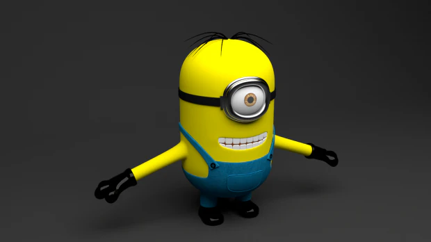minion 3D Model .c4d .max .obj .3ds .fbx .stl .blend 