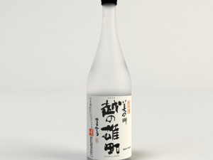 japanese sake bottle 3D-Modell