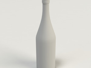 japanese sake bottle Modello 3D