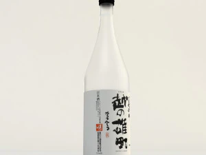 japanese sake bottle 3D Model