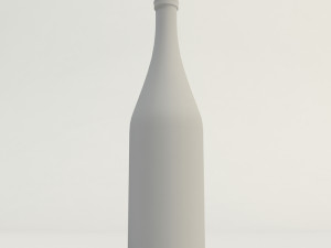 japanese sake bottle Modello 3D