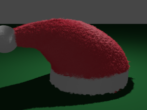 santa claus hat 3D 모델