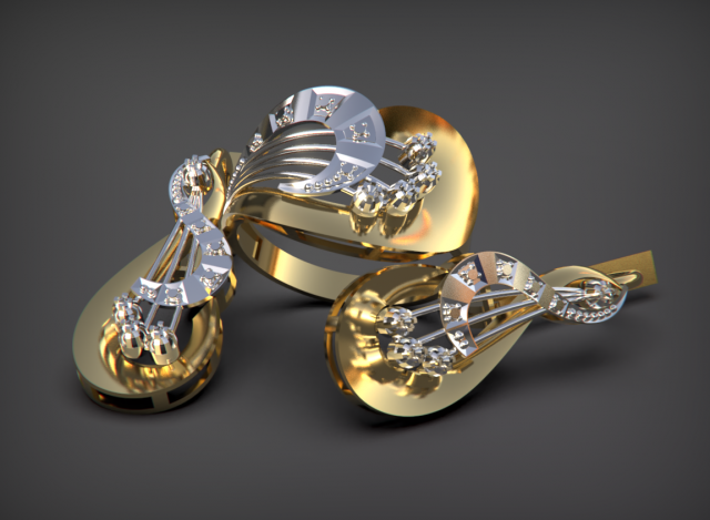 drop set Modèle 3D .c4d .max .obj .3ds .fbx .stl .blend