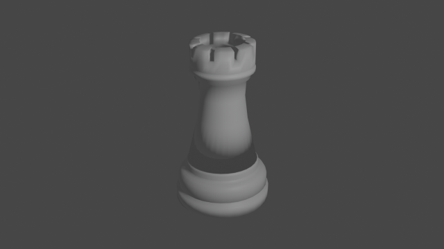 chess rook 3D Model .c4d .max .obj .3ds .fbx .stl .blend 