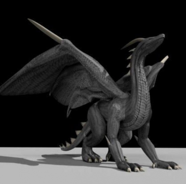 dragon 3D Model .c4d .max .obj .3ds .fbx .stl .blend 