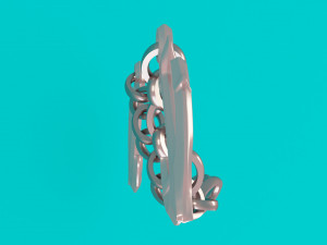 anchor with chain Modelo 3D