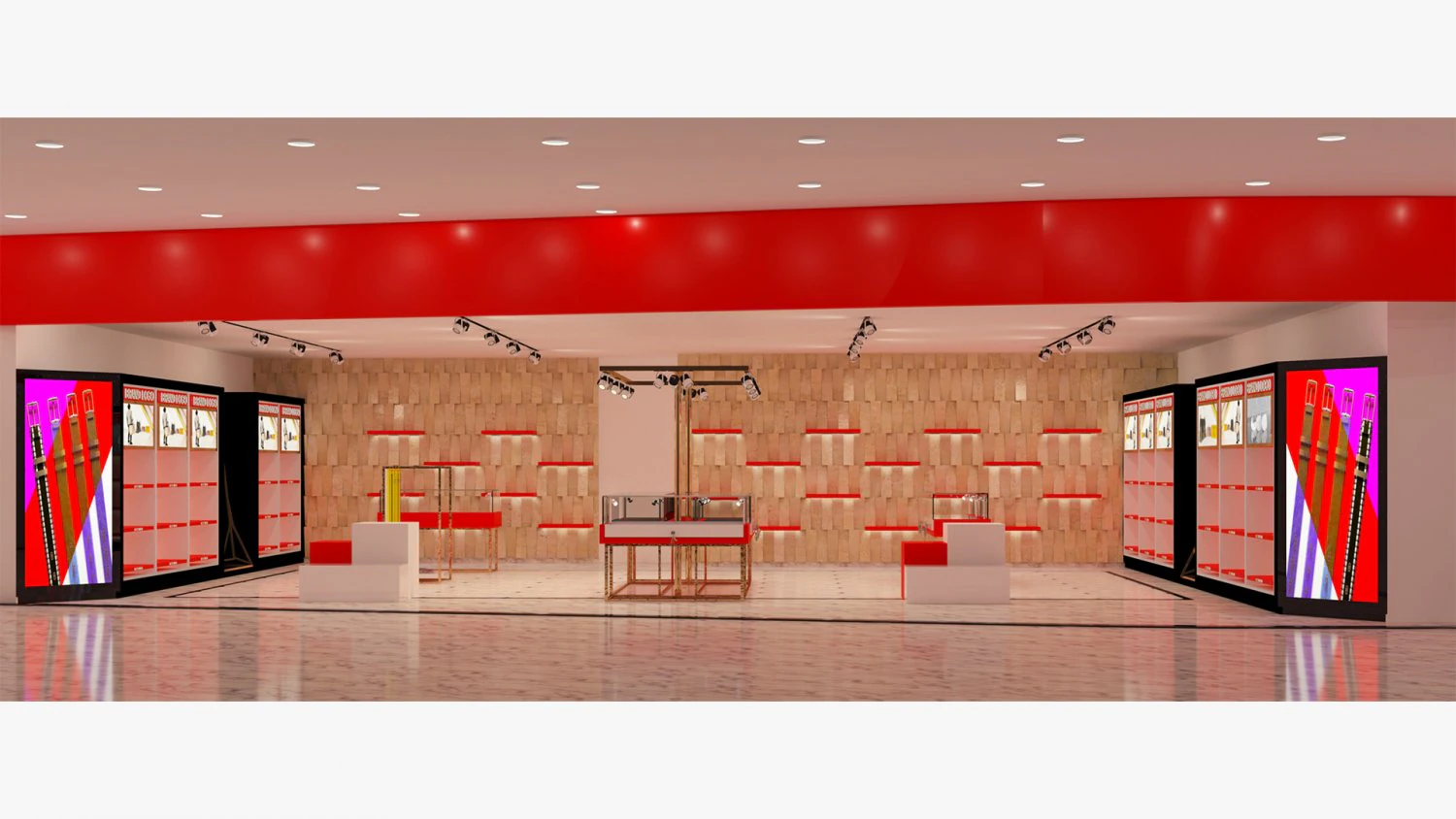 fashion elements showroom 3D Model .c4d .max .obj .3ds .fbx .stl .blend 