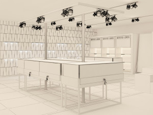 fashion elements showroom Modelo 3D