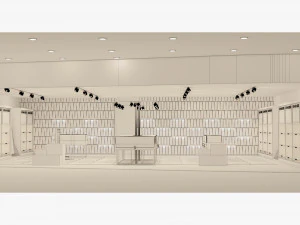 fashion elements showroom 3D Model