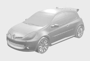 renault clio 3rs 3D Print Model .c4d .max .obj .3ds .fbx .stl .blend