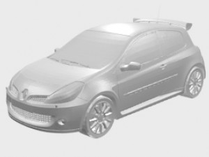 renault clio 3rs 3Dプリントモデル