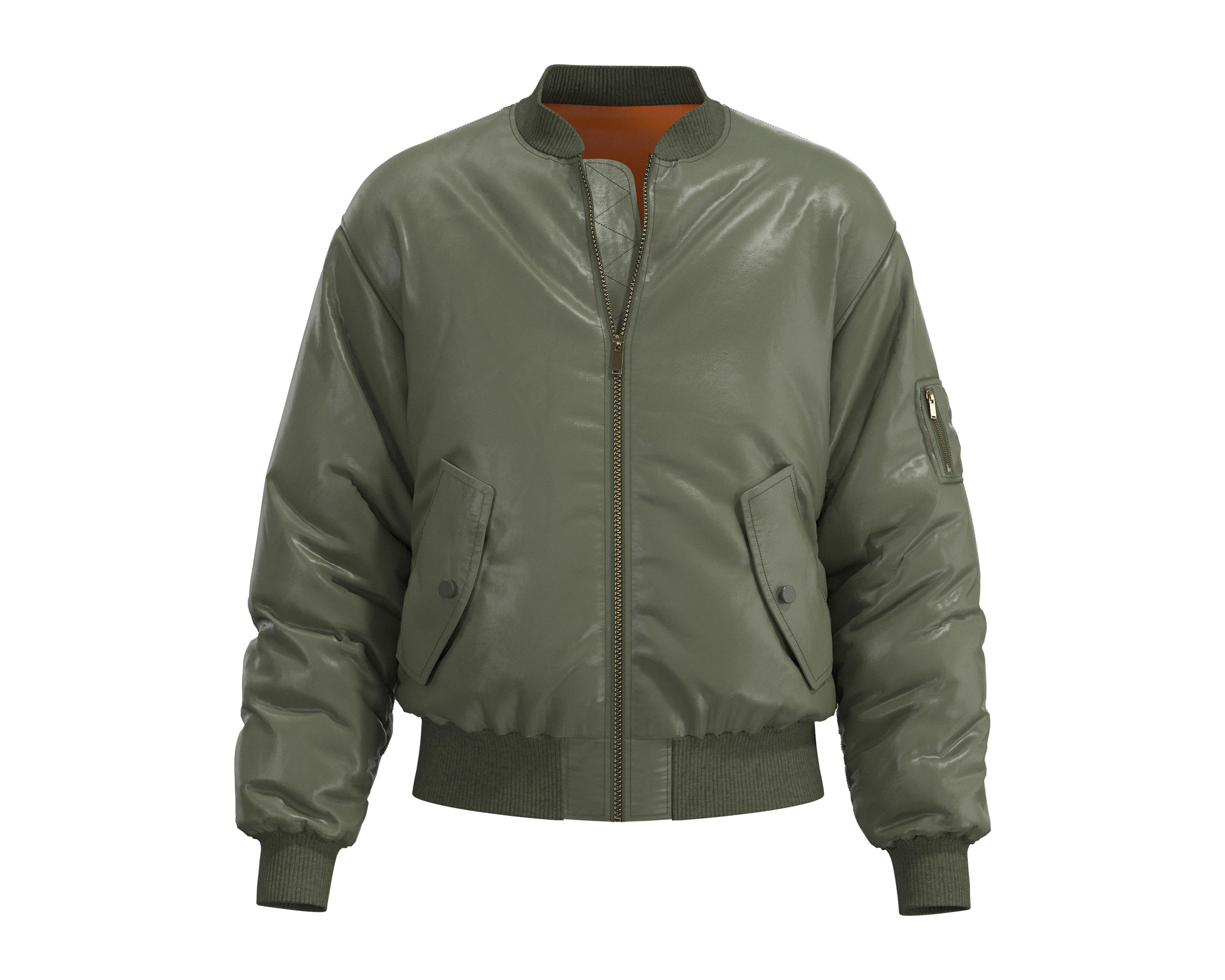 MA-1 BOMBER JACKET - zpac obj fbx highpoly 3D Model .c4d .max .obj .3ds .fbx .stl .blend