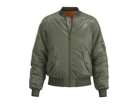 MA-1 BOMBER JACKET - zpac obj fbx highpoly 3D 模型