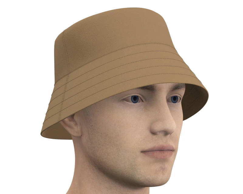 기본 버킷 모자 - g8m zpac obj fbx highpoly 3D 모델 .c4d .max .obj .3ds .fbx .stl .blend 