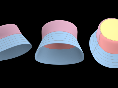 BASIC BUCKET HAT - g8m zpac obj fbx highpoly Modelo 3D