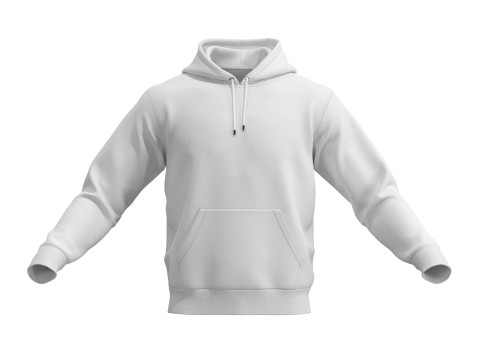 BASIC HOODIE - metahuman zprj obj fbx highpoly 3Dモデル