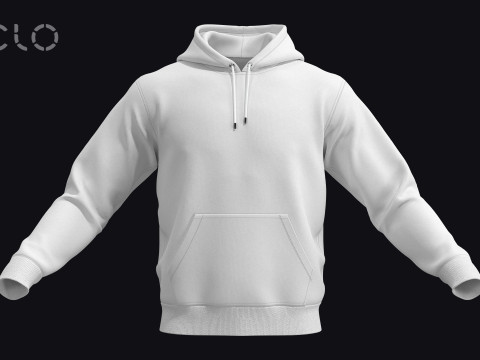 BASIC HOODIE - metahuman zprj obj fbx highpoly 3Dモデル