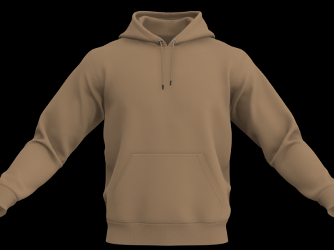 BASIC HOODIE - metahuman zprj obj fbx highpoly 3Dモデル