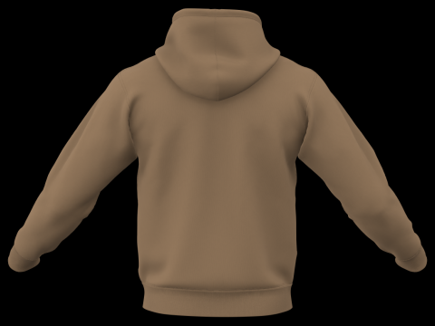 BASIC HOODIE - metahuman zprj obj fbx highpoly 3Dモデル