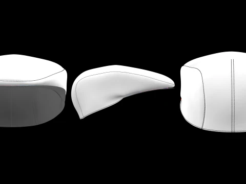 クラシック キャップ パック - mv2 zpac obj fbx highpoly 3Dモデル