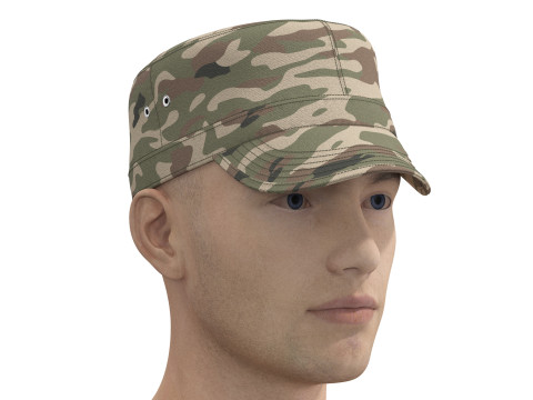PATROL CAP - g8m zprj obj fbx highpoly 3D Model