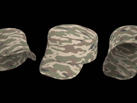 PATROL CAP - g8m zprj obj fbx highpoly 3Dモデル