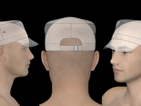 PATROL CAP - g8m zprj obj fbx highpoly 3Dモデル