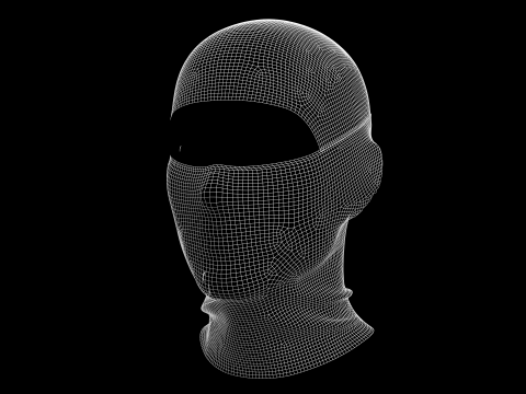 TACTICAL SKI MASK - g8m zprj obj fbx highpoly 3D 모델