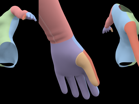 LONG SLEEVE BODYSUITS PACK - fv2 zpac obj fbx highpoly Modelo 3D