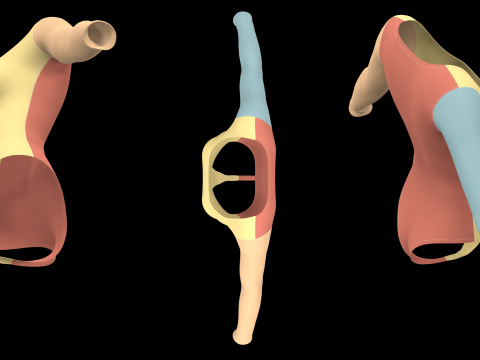 LONG SLEEVE BODYSUITS PACK - fv2 zpac obj fbx highpoly Modelo 3D