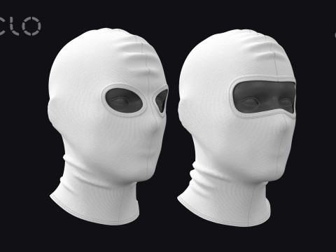 SKI MASK COMBO - g8m zpac obj fbx highpoly 3Dモデル