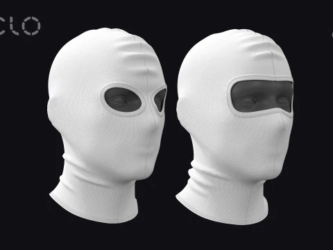 スキーマスクコンボ - g8m zpac obj fbx highpoly 3Dモデル