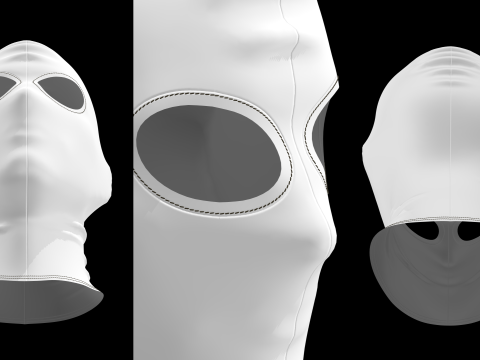SKI MASK COMBO - g8m zpac obj fbx highpoly 3Dモデル