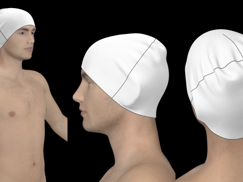 BASIC BEANIES PACK - g8m zpac obj fbx highpoly 3Dモデル