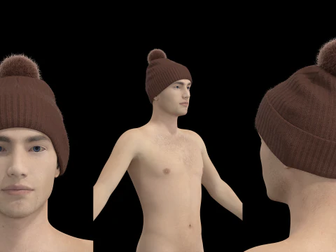 基本豆豆包 - g8m zpac obj fbx highpoly 3D 模型