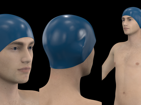 BASIC BEANIES PACK - g8m zpac obj fbx highpoly 3Dモデル