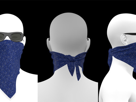 MASK MANIA PACK 2021 - g8m zprj obj fbx highpoly Model 3D