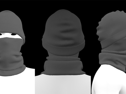 MASK MANIA PACK 2021 - g8m zprj obj fbx highpoly Model 3D