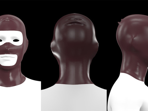 MASK MANIA PACK 2021 - g8m zprj obj fbx highpoly Model 3D