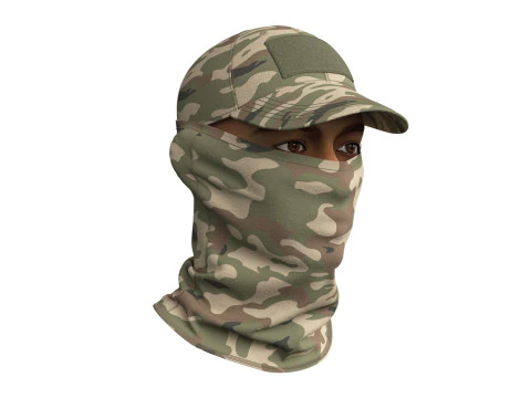 CAP MILITAR e BUFF - mv2 zprj obj fbx highpoly Modelo 3D