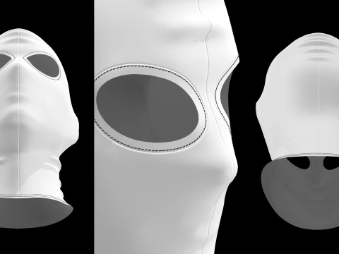 SKI MASK PACK - g8m zpac obj fbx highpoly 3D Model