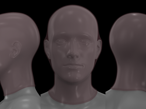 SKI MASK PACK - g8m zpac obj fbx highpoly Modelo 3D