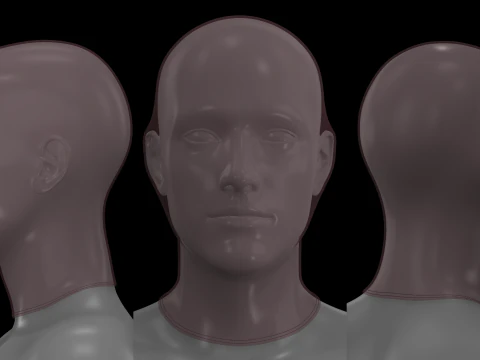 SKI MASK PACK - g8m zpac obj fbx highpoly 3D Model