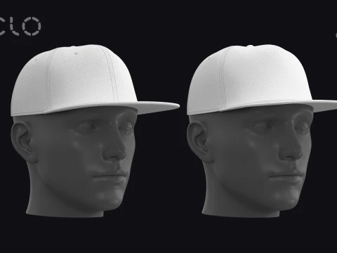 基本的なスナップバック - g8m zprj obj fbx highpoly 3Dモデル