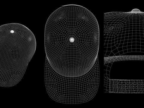 基本的なスナップバック - g8m zprj obj fbx highpoly 3Dモデル