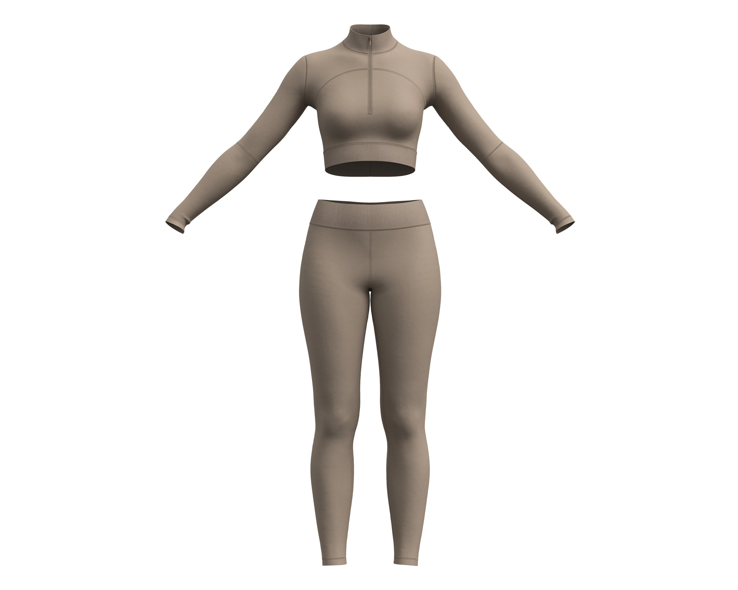 ヨガスーツ - fv2 zpac obj fbx highpoly 3Dモデル .c4d .max .obj .3ds .fbx .stl .blend 