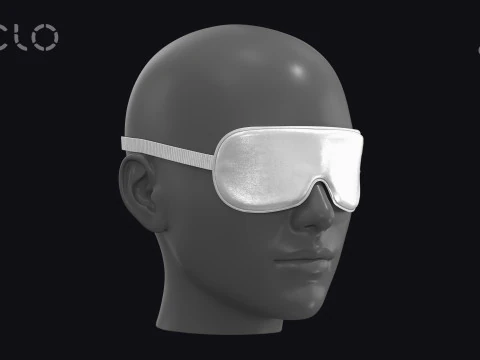 수면 마스크 - g8f zpac obj highpoly 3D 모델