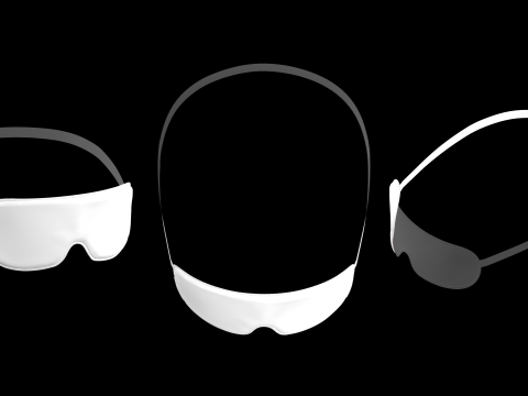 SLEEP MASK - g8f zpac obj highpoly 3Dモデル